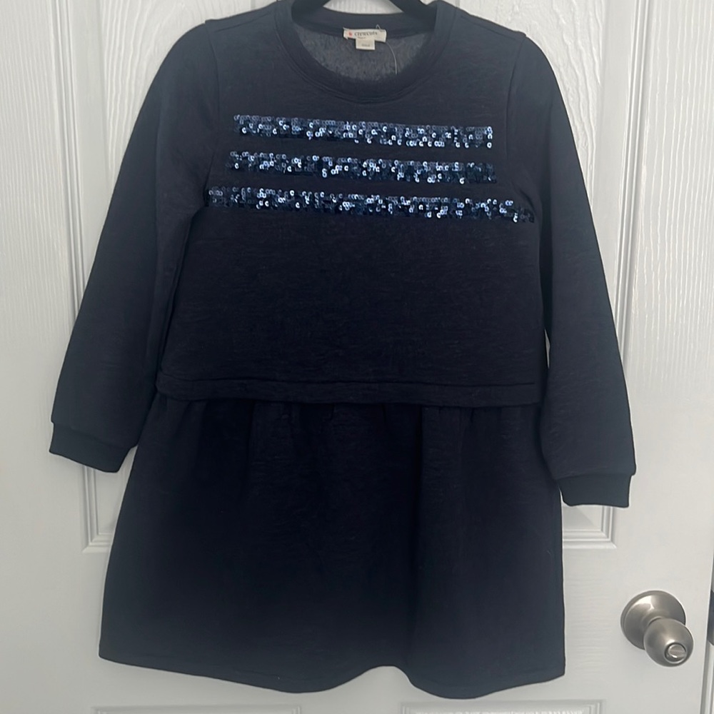 Crewcuts by JCrew navy dress. NWT